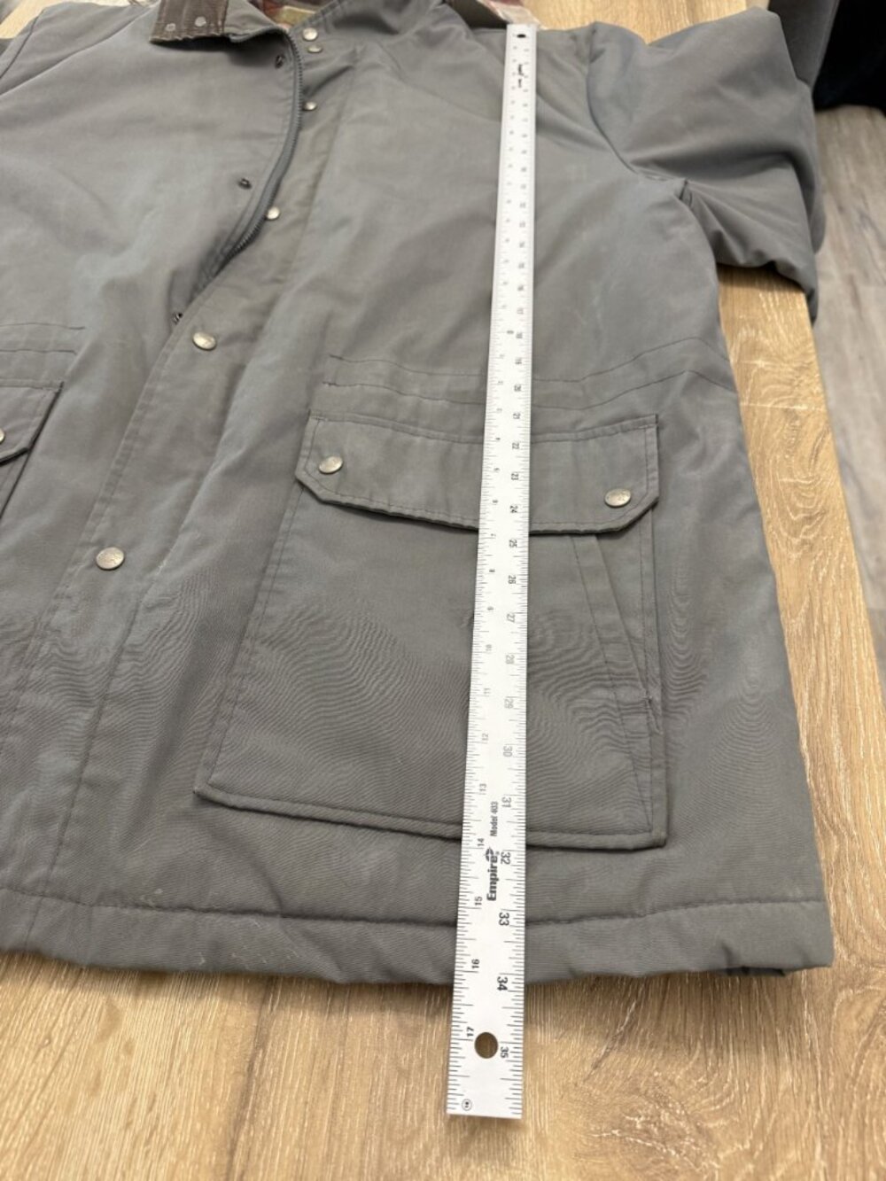 Fieldmaster Big & Tall 3XL Storm-Plus II Jacket With 3M Thinsulate Lining Gray P - Picture 8 of 8